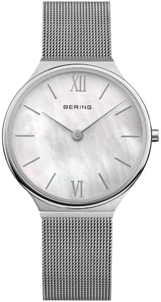 Bering Damklocka 18434-000 Ultra Slim Vit/Stål Ø34 mm - Bering