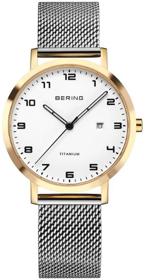 Bering Damklocka 18634-010 Classic Vit/Titan Ø34 mm - Bering