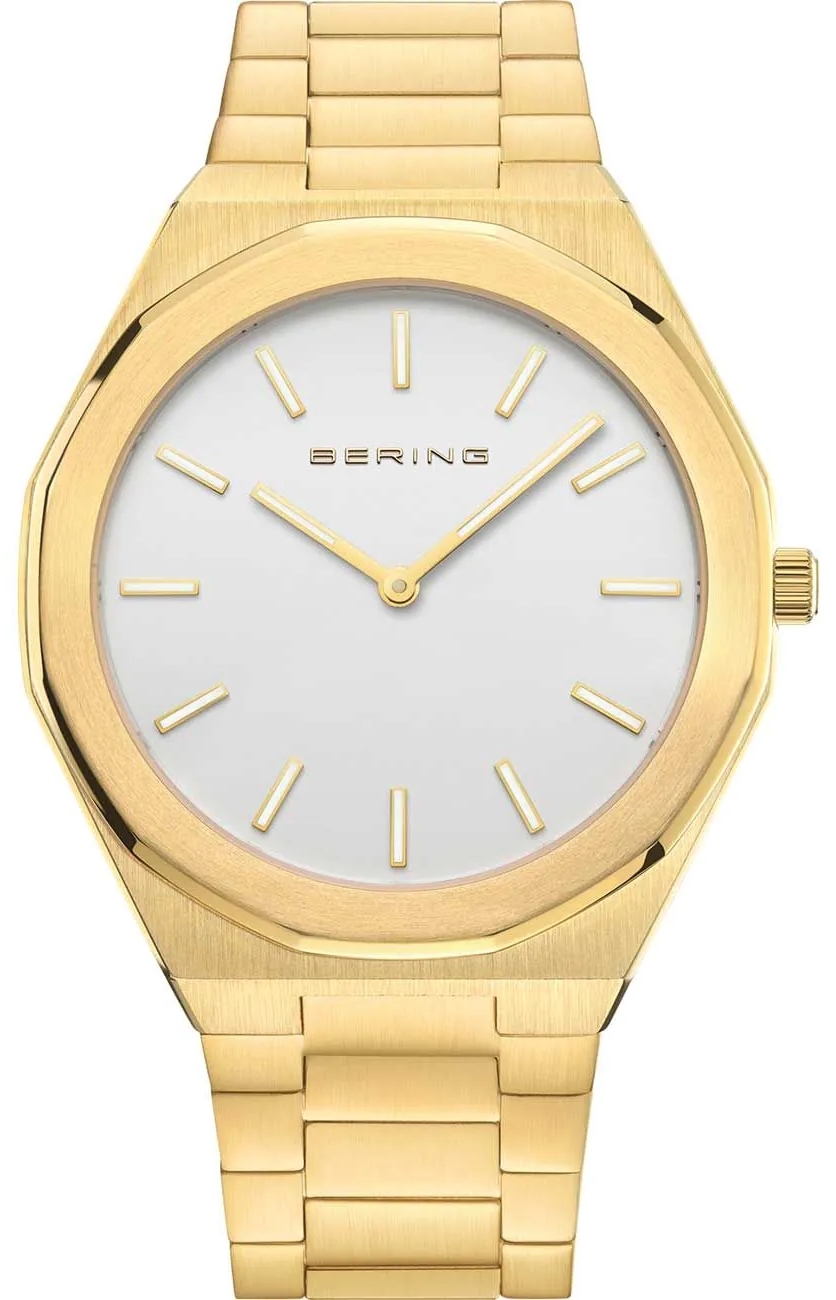 Bering Herrklocka 19641-730 Classic Silverfärgad/Guldtonat stål - Bering