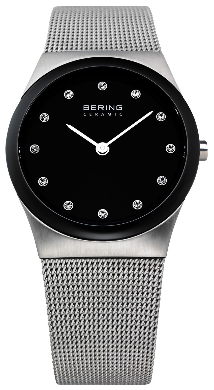 Bering Damklocka 32230-082 Ceramic Svart/St&aring;l &Oslash;30 mm