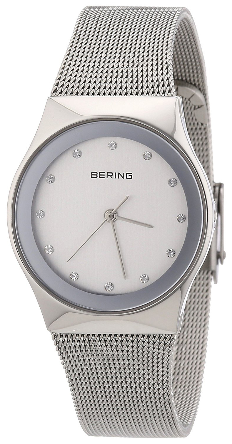Bering Damklocka 51930-000 Radio Controlled Vit/Stål Ø30 mm