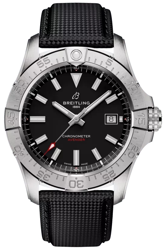 Breitling Herrklocka A17328101B1X1 Avenger Automatic 42 Svart/Läder - Breitling