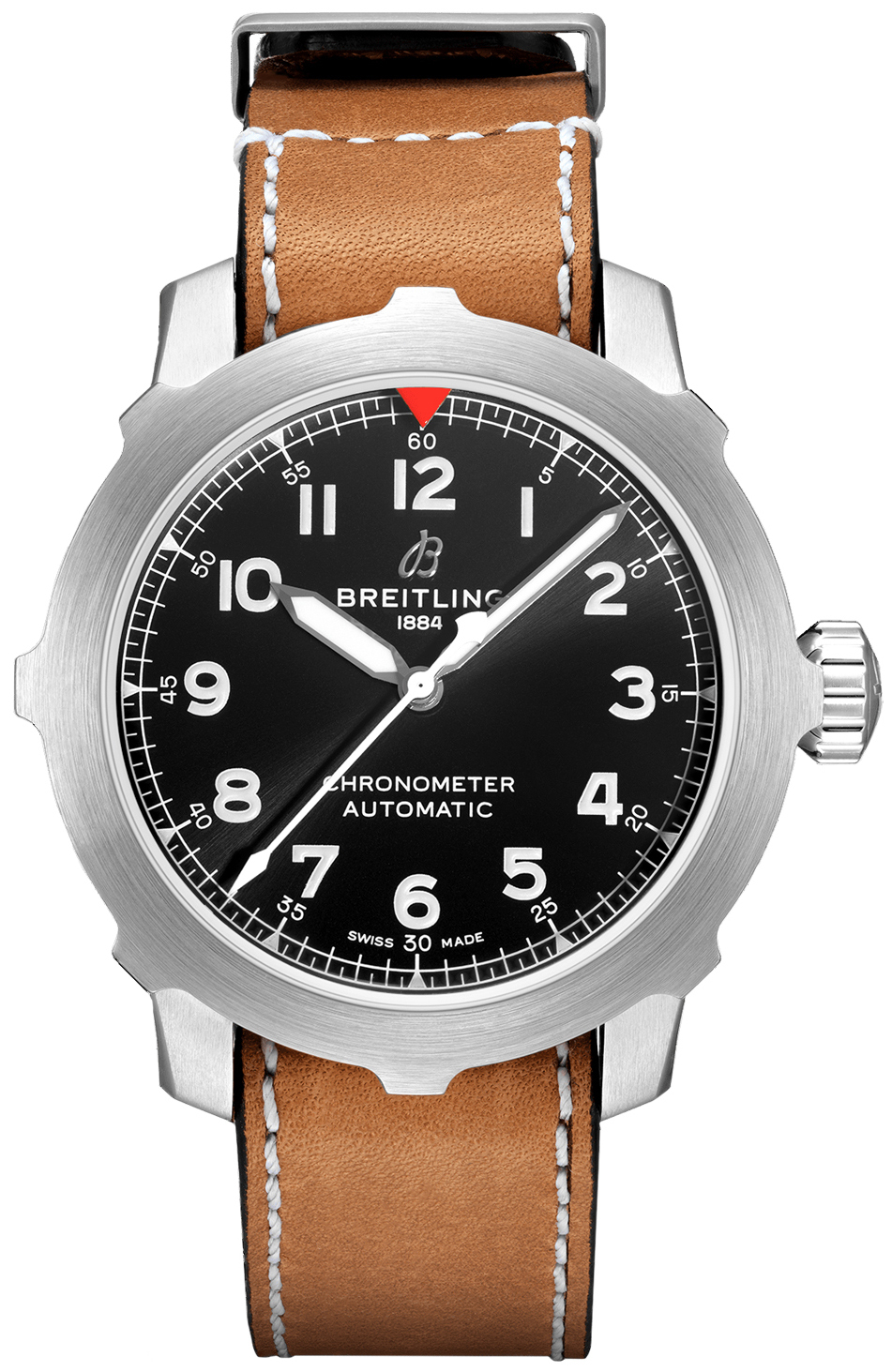 Breitling Herrklocka AB2040101B1X1 Navitimer 08 Svart/Läder Ø46 mm - Breitling