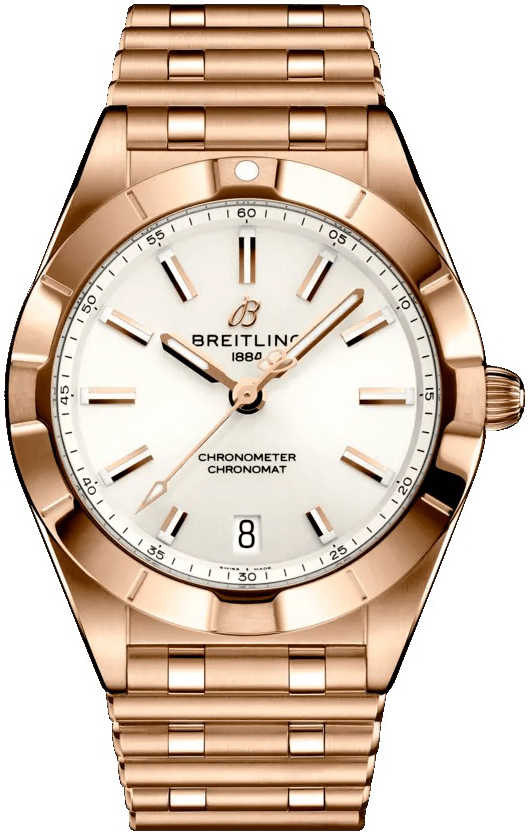 Breitling Damklocka R77310101A1R1 Chronomat 32 Vit/18 karat roséguld - Breitling