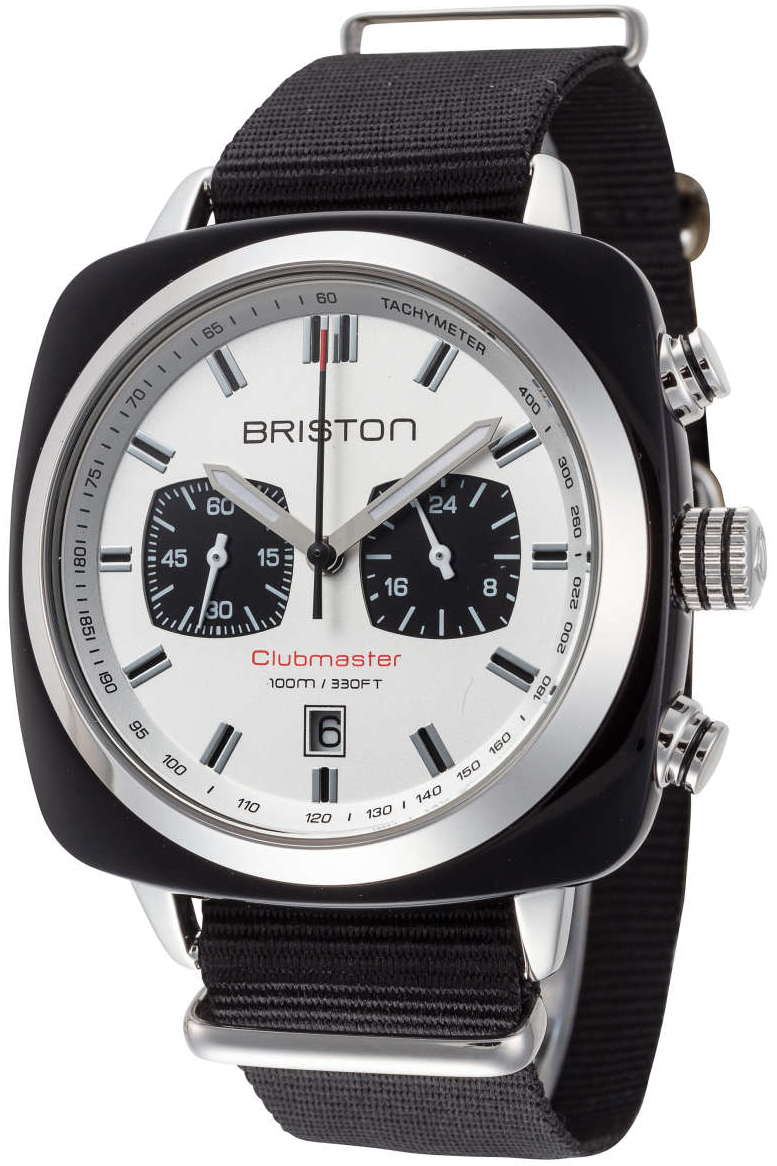 Briston Herrklocka 17142.SA.BS.2.NB Sport Silverf&auml;rgad/Textil