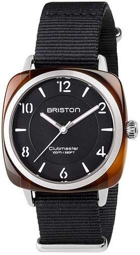 Briston 17536-SA-T-1-NB Clubmaster Svart/Textil - Briston