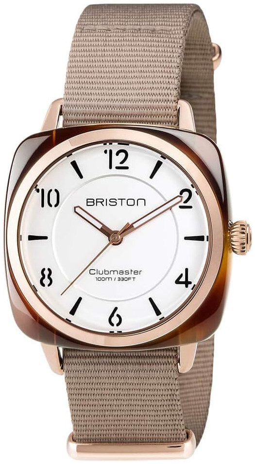 Briston Damklocka 17536.PRA.T.2.NT Chic Vit/Textil
