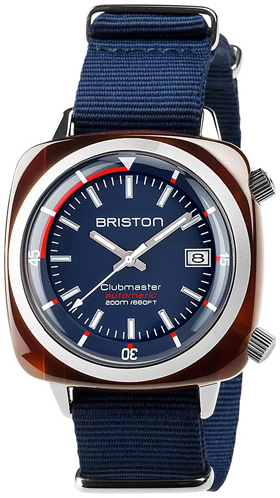 Briston Herrklocka 17642-SA-TD-15-NNB Clubmaster Blå/Textil - Briston