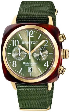 Briston Herrklocka 19140.PYA.T.26.NOL Classic Grön/Textil