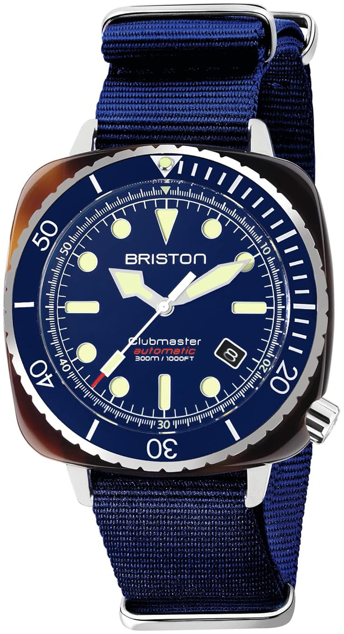 Briston Herrklocka 21644.SA.T.15.NNB Diver Blå/Textil