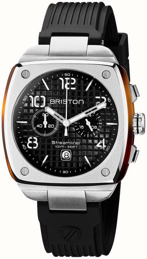 Briston Herrklocka 22142.S.T.1.RB Urban Svart/Gummi