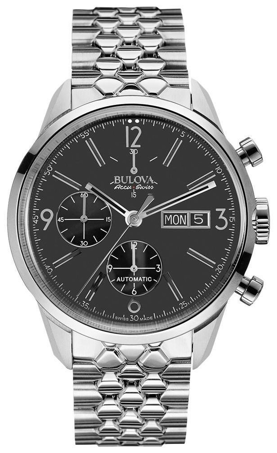 Bulova 99999 Herrklocka 63C119 Svart/Stål Ø41 mm - Bulova