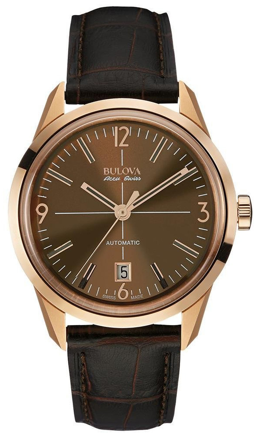 Bulova 99999 Herrklocka 64B124 Brun/Läder Ø41 mm - Bulova