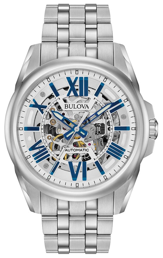 Bulova Herrklocka 96A187 Bracelet Vit/Stål Ø43 mm