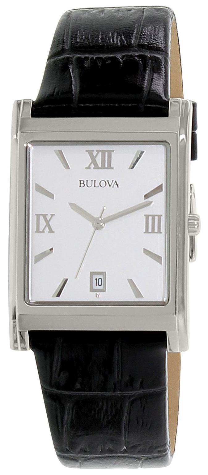 Bulova Dress Herrklocka 96B107 Silverfärgad/Läder - Bulova