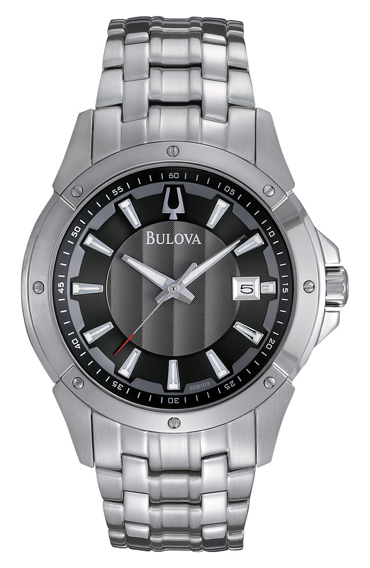 Bulova Dress Herrklocka 96B169 Svart/Stål Ø43 mm - Bulova