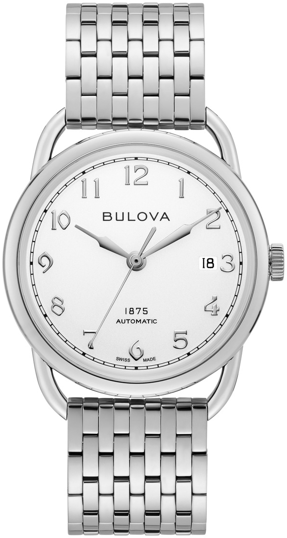 Bulova Herrklocka 96B326 Vit/Stål Ø38 mm - Bulova