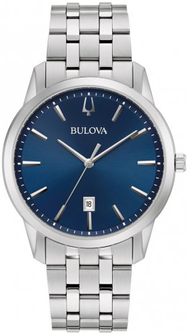 Bulova Herrklocka 96B338 Blå/Stål Ø40 mm - Bulova