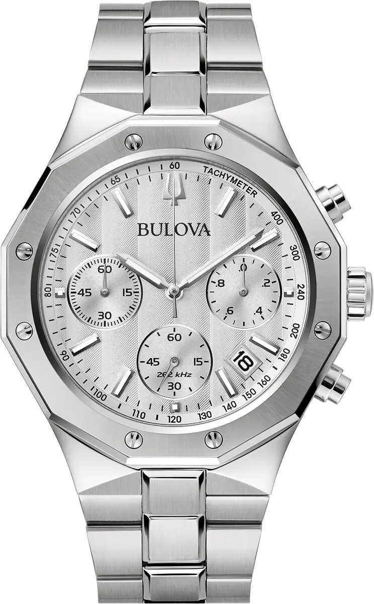 Bulova Herrklocka 96B408 Classic Silverfärgad/Stål Ø44 mm - Bulova