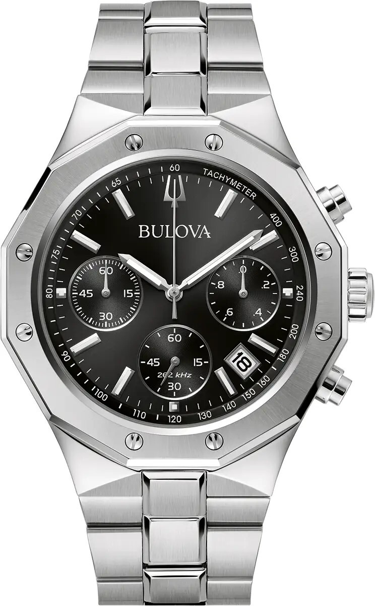 Bulova Herrklocka 96B410 Classic Svart/Stål Ø44 mm - Bulova