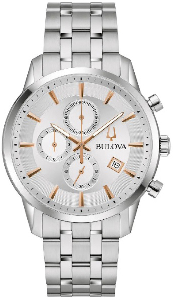 Bulova Herrklocka 96B411 Classic Silverfärgad/Stål Ø41 mm - Bulova