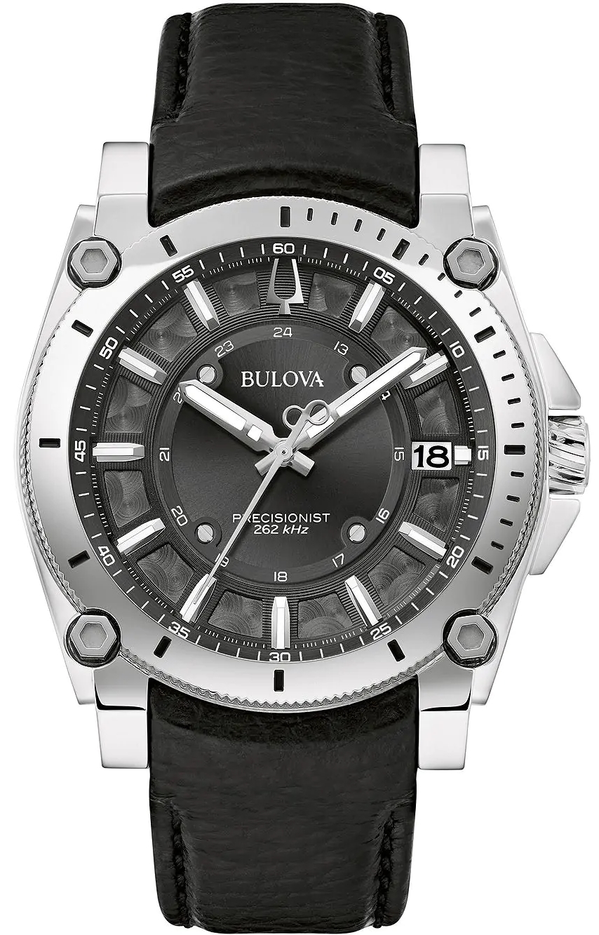 Bulova Herrklocka 96B416 Icon Grå/Läder Ø40 mm - Bulova
