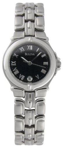 Bulova Dress Damklocka 96M13 Svart/Stål - Bulova