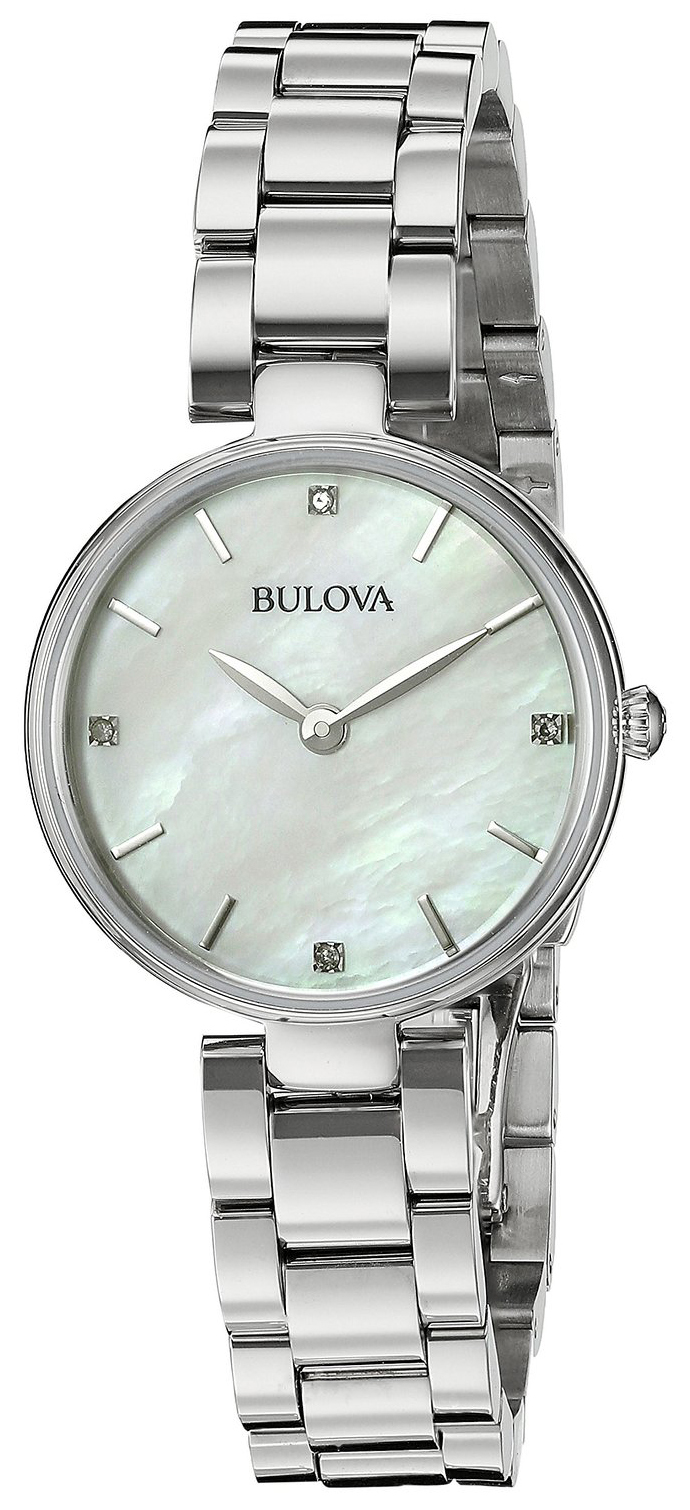 Bulova Bracelet Damklocka 96P159 Silverfärgad/Stål Ø27 mm