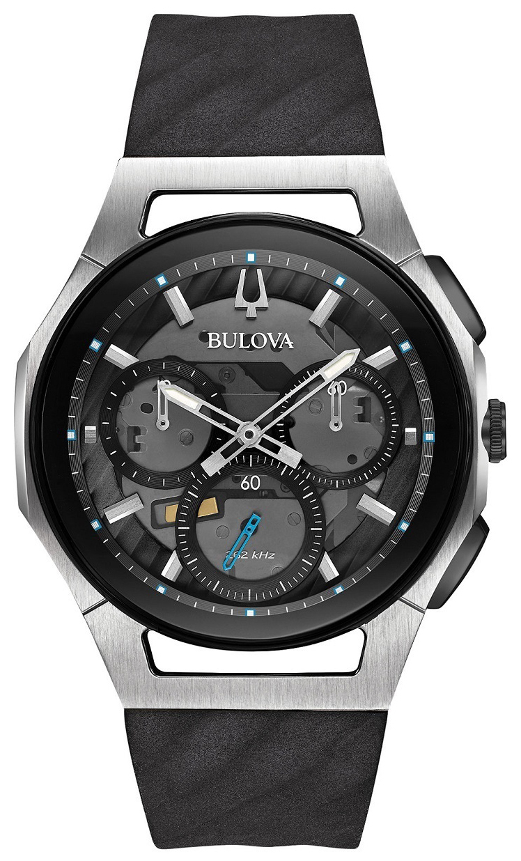 Bulova 99999 Herrklocka 98A161 Skelettskuren/Gummi Ø44 mm - Bulova