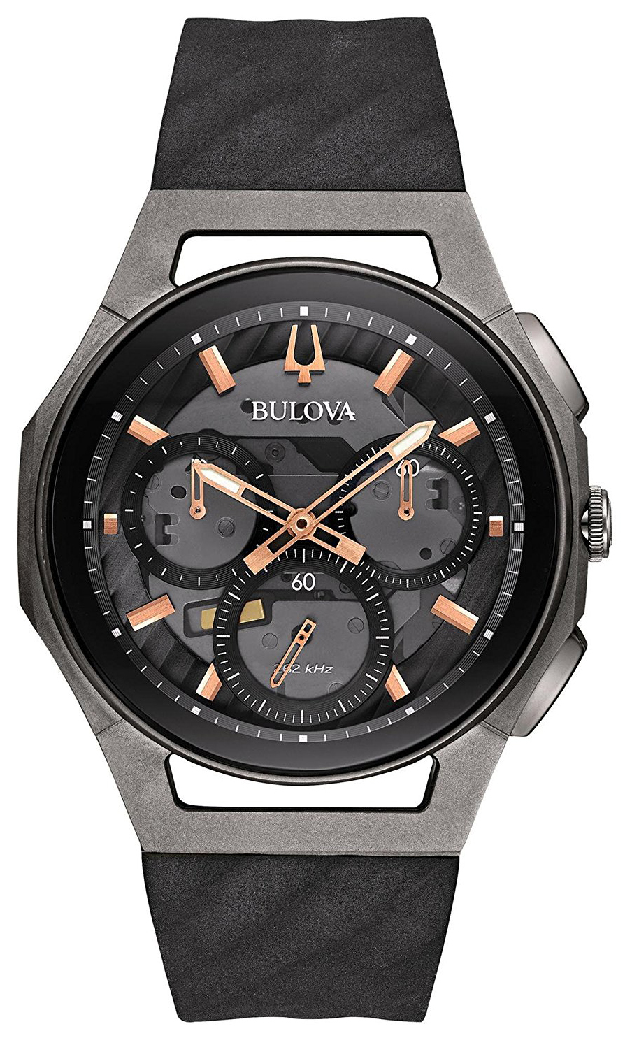 Bulova 99999 Herrklocka 98A162 Skelettskuren/Gummi Ø44 mm - Bulova