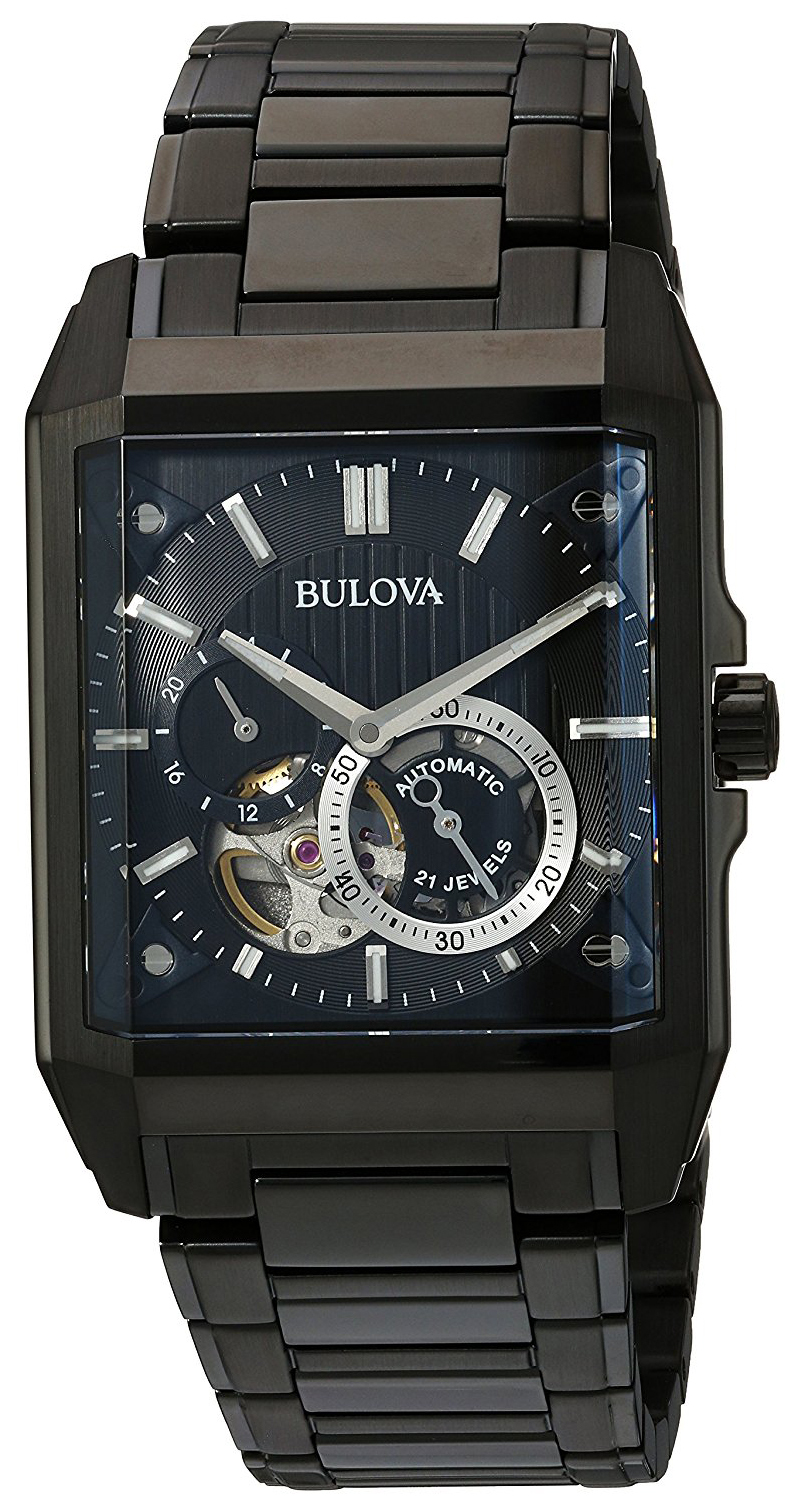 Bulova 99999 Herrklocka 98A180 Svart/Stål - Bulova