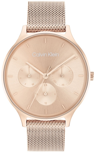Calvin Klein CK 25200102 Classic Guldtonad/Roséguldstonat stål Ø38 - Calvin Klein CK