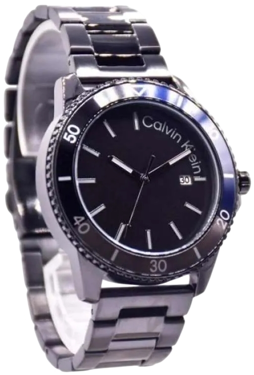 Calvin Klein CK Herrklocka 25200382 Aqueous Svart/Stål Ø44 mm - Calvin Klein CK