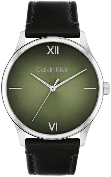 Calvin Klein CK Herrklocka 25200454 Ascend Grön/Läder Ø43 mm