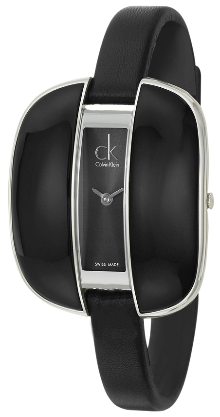 Calvin Klein Basic Damklocka K2E23504 Svart/Läder