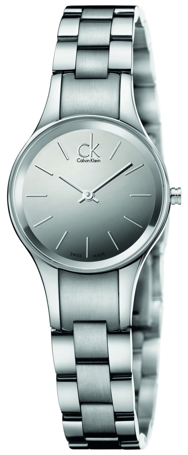 Calvin Klein Basic Damklocka K4323148 Silverfärgad/Stål Ø28 mm - Calvin Klein