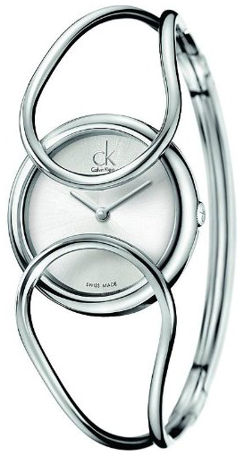 Calvin Klein Inclined Damklocka K4C2M116 Silverfärgad/Stål Ø30 mm - Calvin Klein
