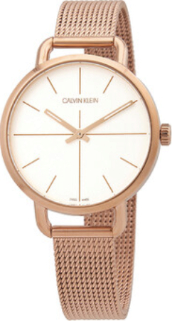 Calvin Klein CK Damklocka K7B23626 Silverfärgad/Roséguldstonat - Calvin Klein CK