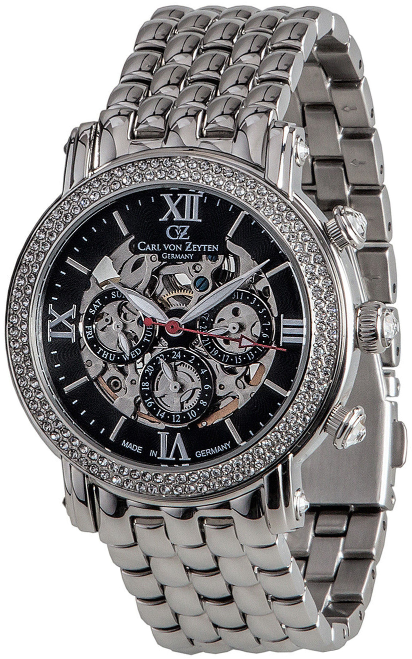 Carl von Zeyten CVZ0062BKMS Kniebis Svart/Stål Ø40 mm