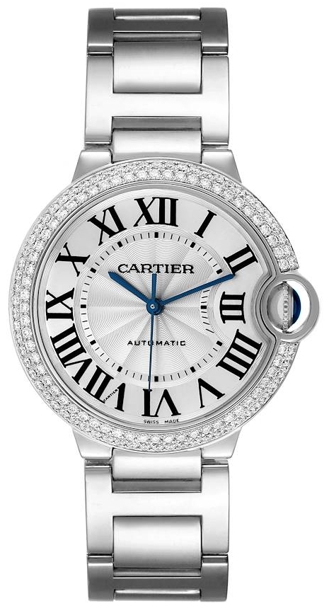 Cartier Ballon Blue WE9006Z3 Silverfärgad/18 karat vitt guld Ø36.2 mm - Cartier