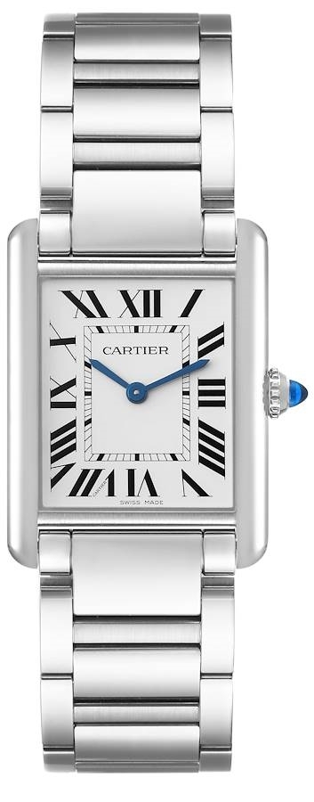 Cartier Damklocka WSTA0052 Tank Must De Silverfärgad/Stål - Cartier