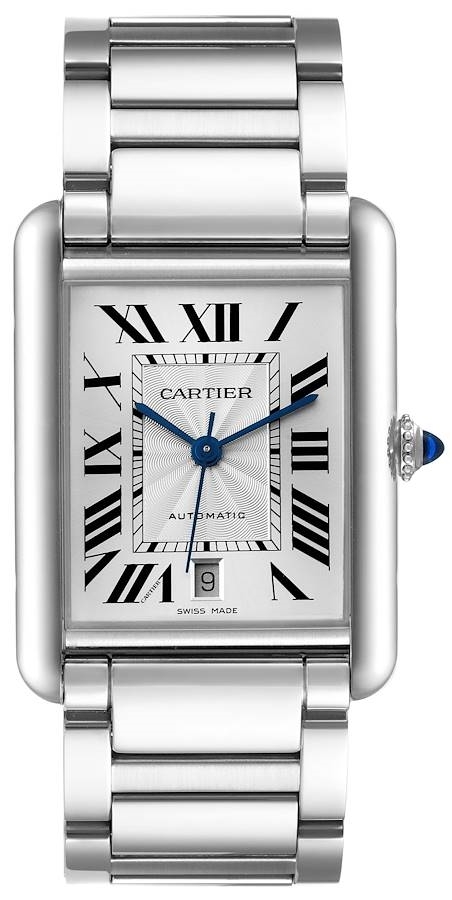 Cartier Herrklocka WSTA0053 Tank Must De Silverfärgad/Stål - Cartier