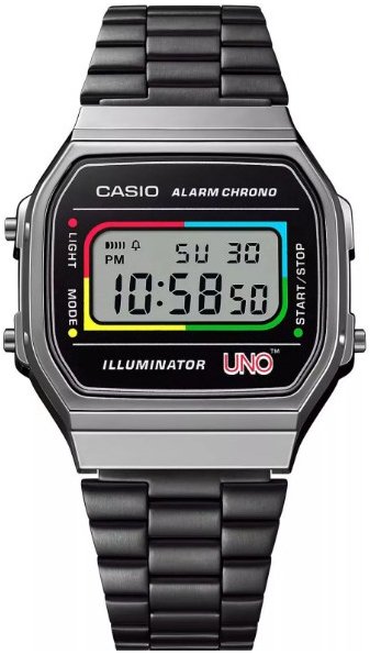 Casio A168WEUC-1AER Vintage LCD/Stål - Casio