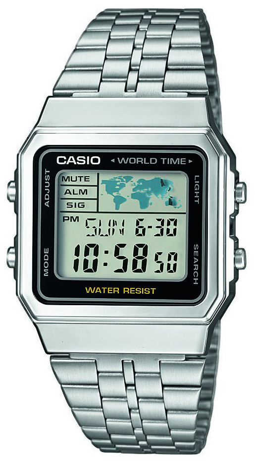 Casio Casio Collection Herrklocka A500WEA-1EF LCD/Stål