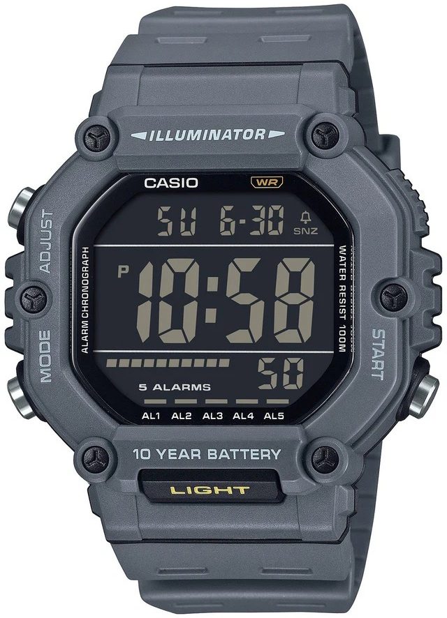 Casio Herrklocka AE-1600H-8BVEF Collection LCD/Resinplast - Casio