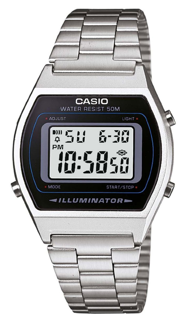 Casio Casio Collection Herrklocka B640WD-1AVEF LCD/Stål 38.9x35 mm