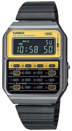 Casio CA-500WEGG-9BEF Vintage Stål Ø34.4 mm - Casio
