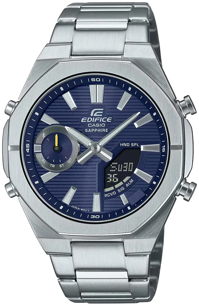 Casio Herrklocka ECB-S10D-2AEF Edifice Blå/Stål Ø43 mm - Casio
