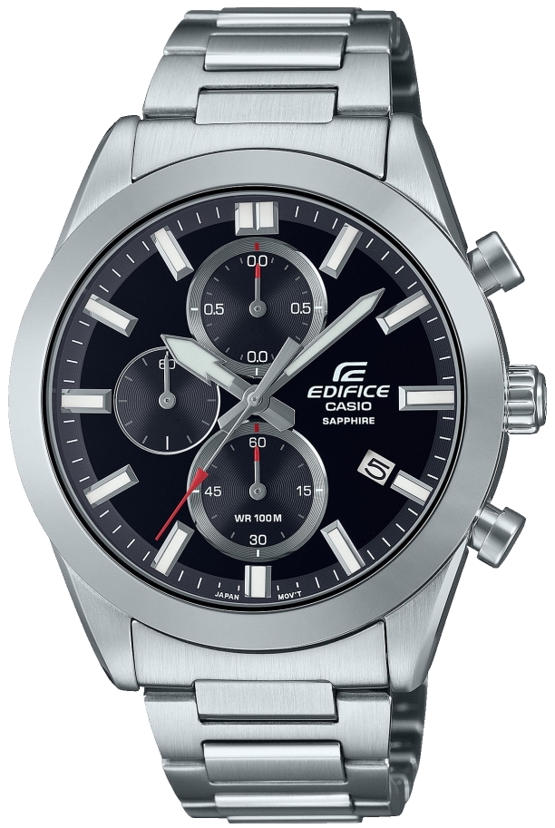 Casio Herrklocka EFB-710D-1AVUEF Edifice Svart/Stål Ø41 mm - Casio