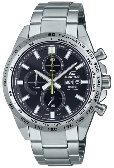 Casio Herrklocka EFR-574D-1AVUEF Edifice Svart/Stål Ø42.3 mm - Casio